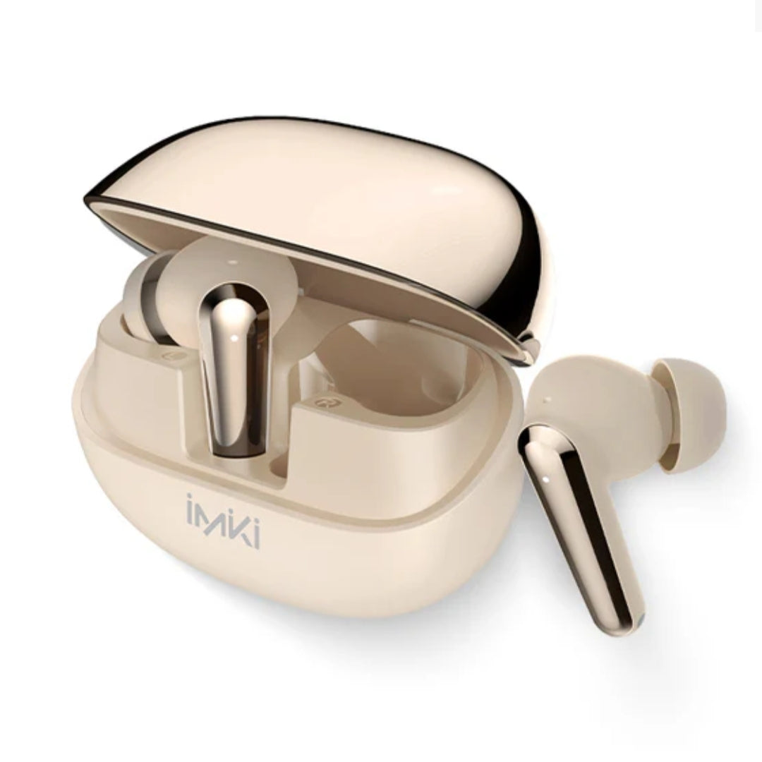 IMIKI T14 Wireless Noise Cancelling Earbuds Ivory Gold