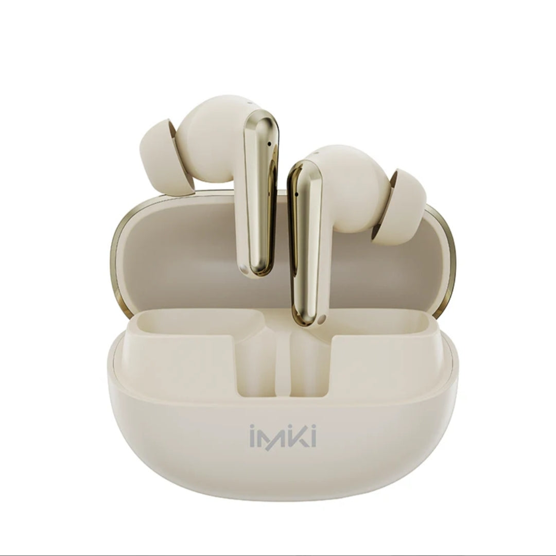IMIKI T14 Wireless Noise Cancelling Earbuds Ivory Gold