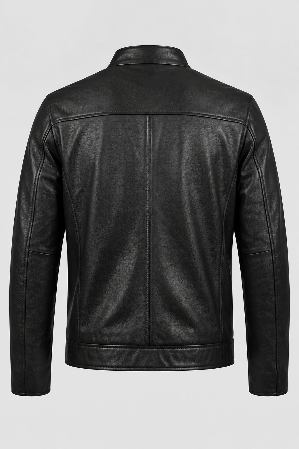 LEO 20 – Luxury Lambskin Leather Biker Jacket for Men