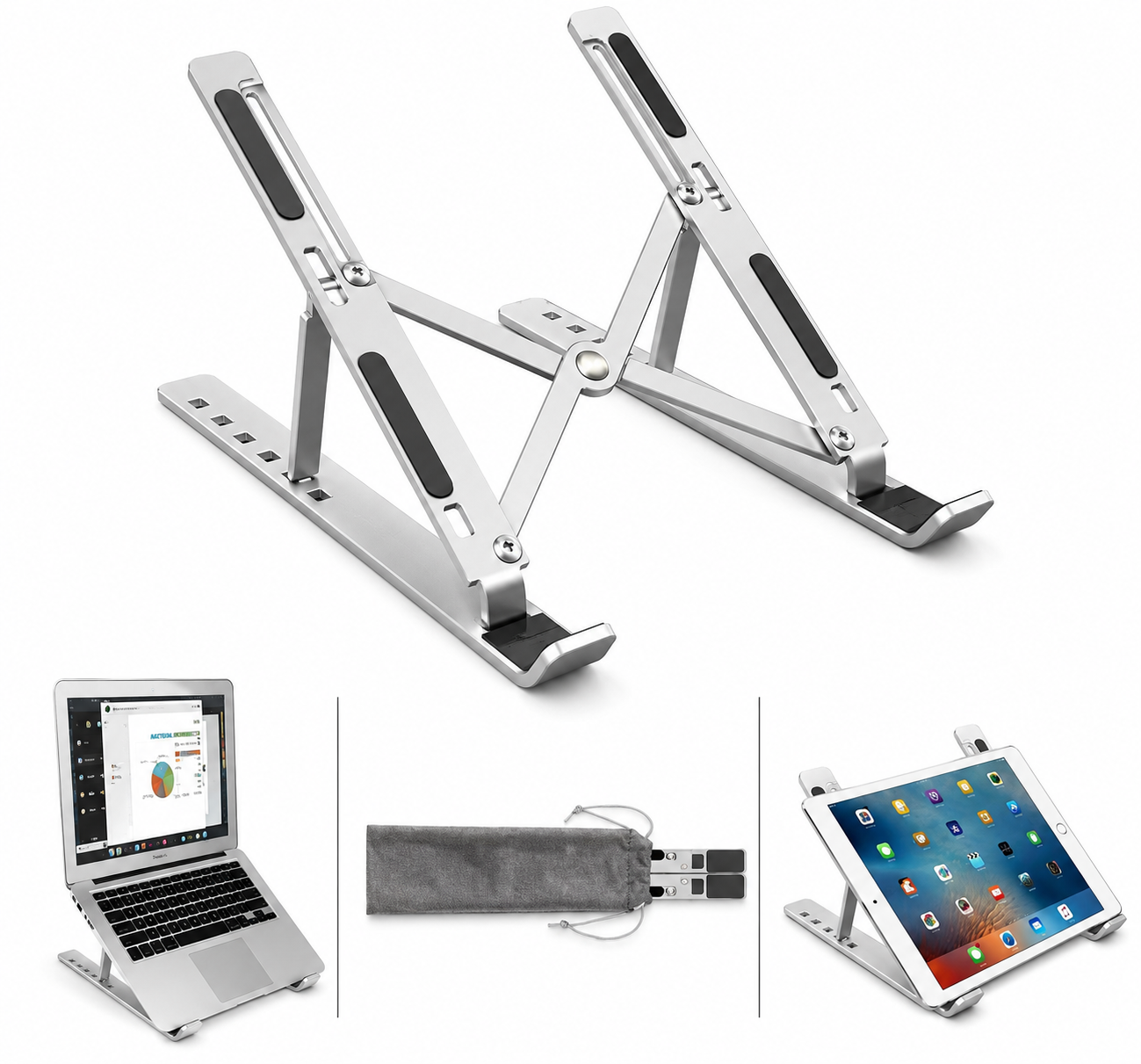 Adjustable Aluminum Laptop Stand
