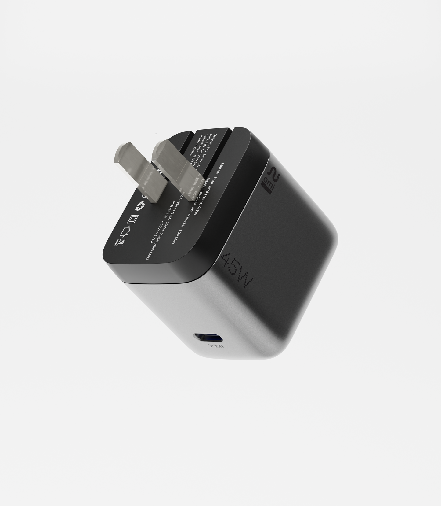 OMI Mono 45W Gan Charger Interactive Display